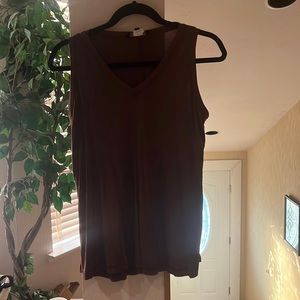 Beautiful brown Dunia tank top size XL